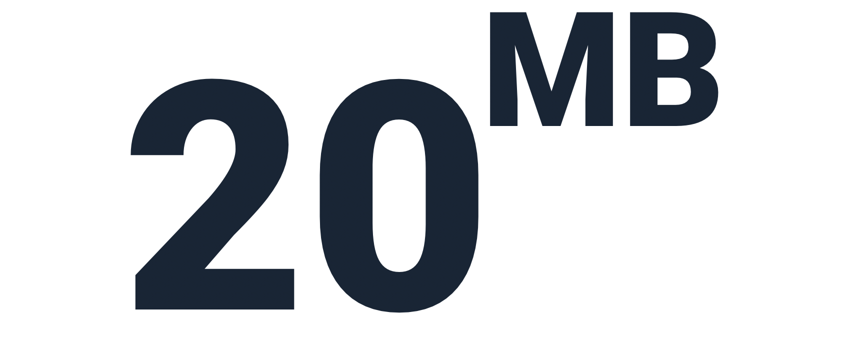 20 MB data 20 mb