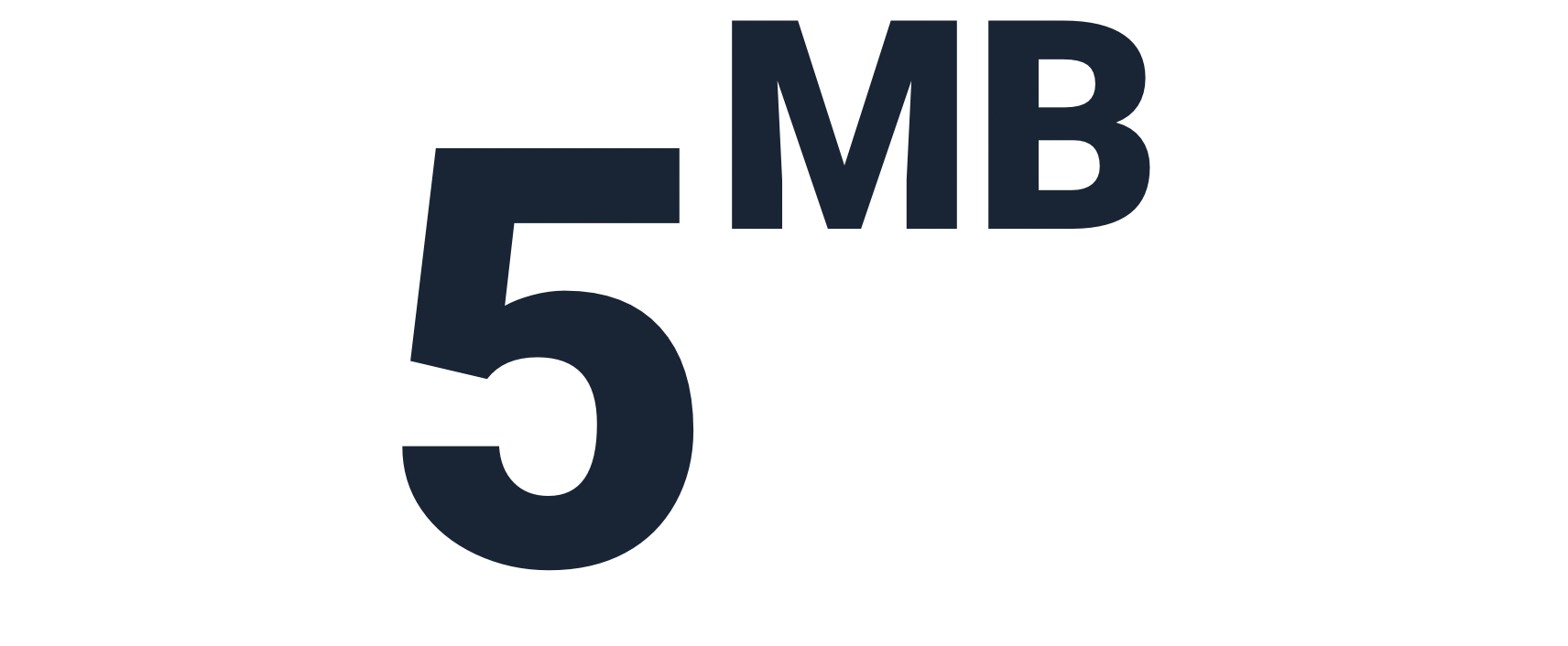 5 MB data 5mb
