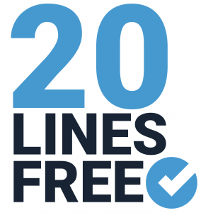 20 Lines Free 20 Lines Free