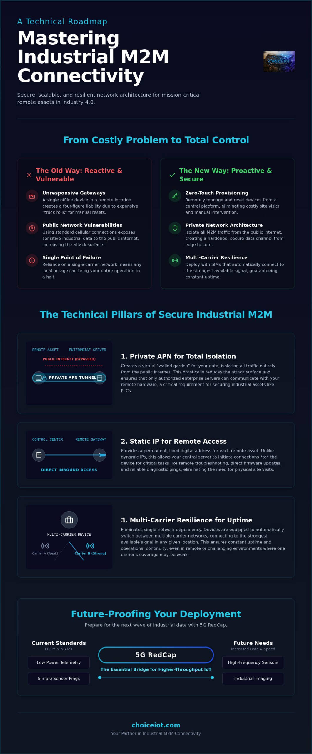 Industrial M2M Connectivity: The 2026 Strategic Guide for Enterprise Reliability
